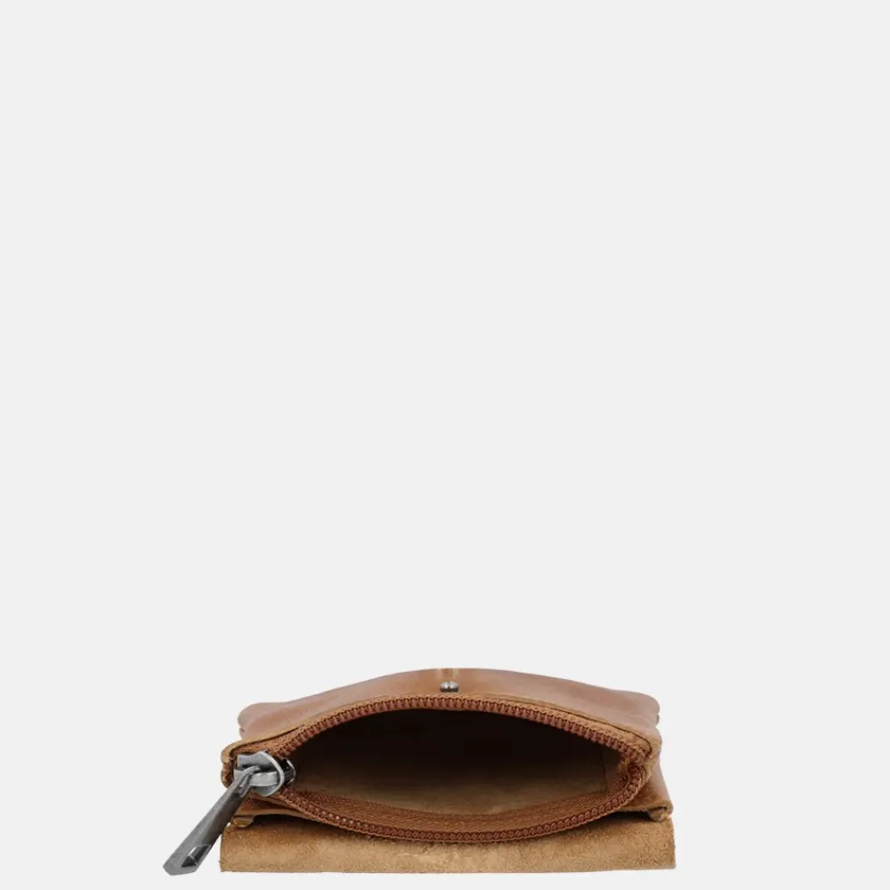 Dames Portemonnees^Hide & Stitches Earth inspire portemonnee XS bruin