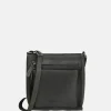 Crossbody Tassen^Hide & Stitches Idaho crossbody tas black