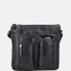 Crossbody Tassen^Hide & Stitches Idaho crossbody tas donkerblauw