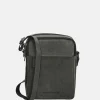 Crossbody Tassen^Hide & Stitches Idaho crossbody tas black