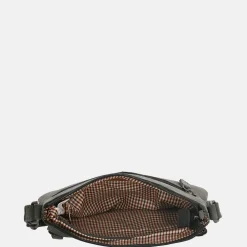Crossbody Tassen^Hide & Stitches Idaho crossbody tas black