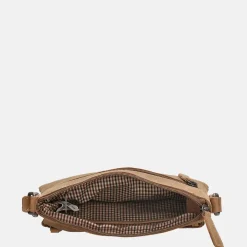 Crossbody Tassen^Hide & Stitches Idaho crossbody tas brown
