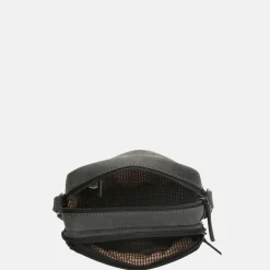 Crossbody Tassen^Hide & Stitches Idaho crossbody tas black