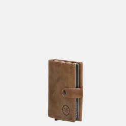 Pasjeshouders | Heren Portemonnees^Hide & Stitches Idaho pasjeshouder bruin