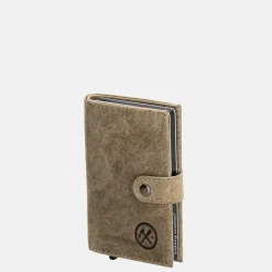 Pasjeshouders | Heren Portemonnees^Hide & Stitches Idaho pasjeshouder donkerzand