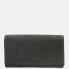 Dames Portemonnees^Hide & Stitches Idaho portemonnee black