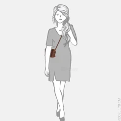 Crossbody Tassen^Hide & Stitches Japura crossbody tas cognac