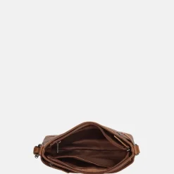 Crossbody Tassen^Hide & Stitches Japura crossbody tas cognac