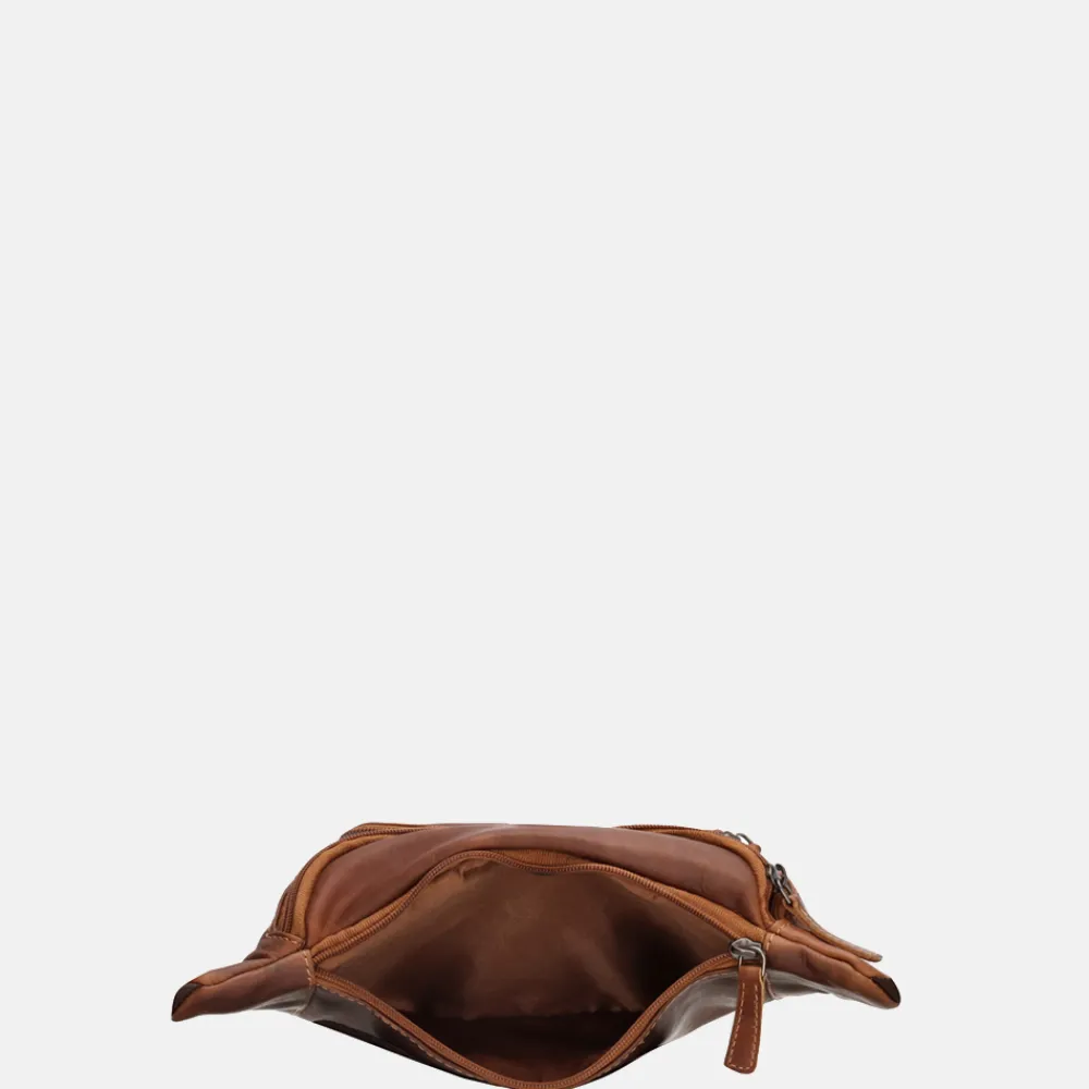Heuptasjes^Hide & Stitches Japura heuptas cognac