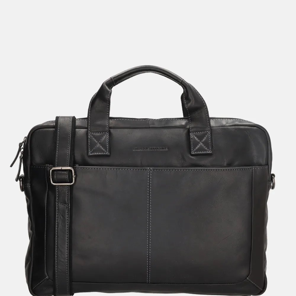Heren Laptoptassen | Dames Laptoptassen^Hide & Stitches Japura laptoptas 15.6 inch zwart