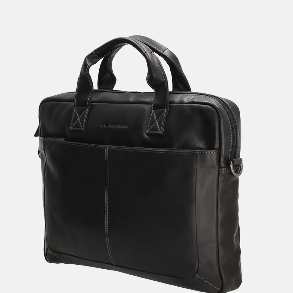 Heren Laptoptassen | Dames Laptoptassen^Hide & Stitches Japura laptoptas 15.6 inch zwart