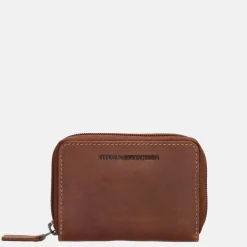Heren Portemonnees | Dames Portemonnees^Hide & Stitches Japura portemonnee cognac