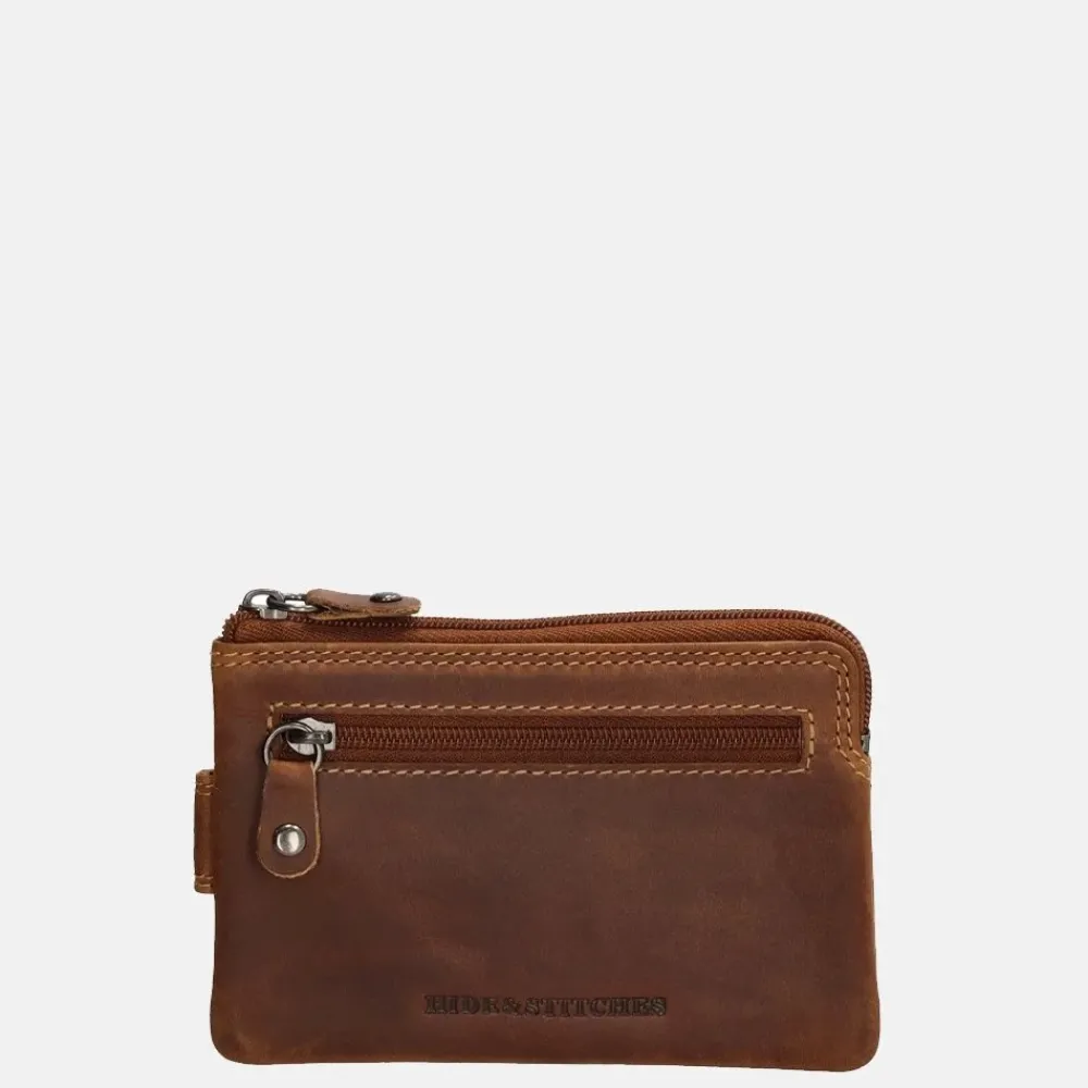 Sleuteletuis^Hide & Stitches Japura sleuteletui cognac