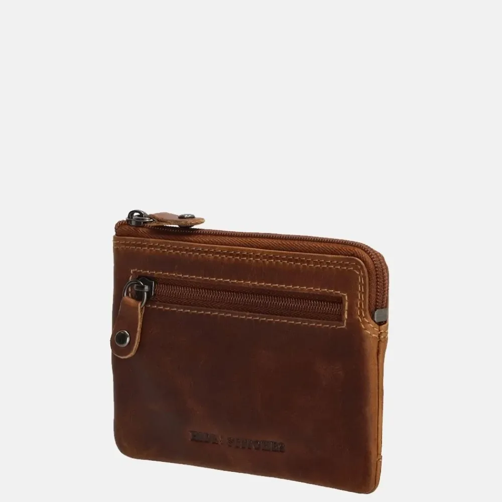 Sleuteletuis^Hide & Stitches Japura sleuteletui cognac