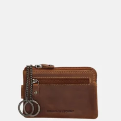Sleuteletuis^Hide & Stitches Japura sleuteletui cognac