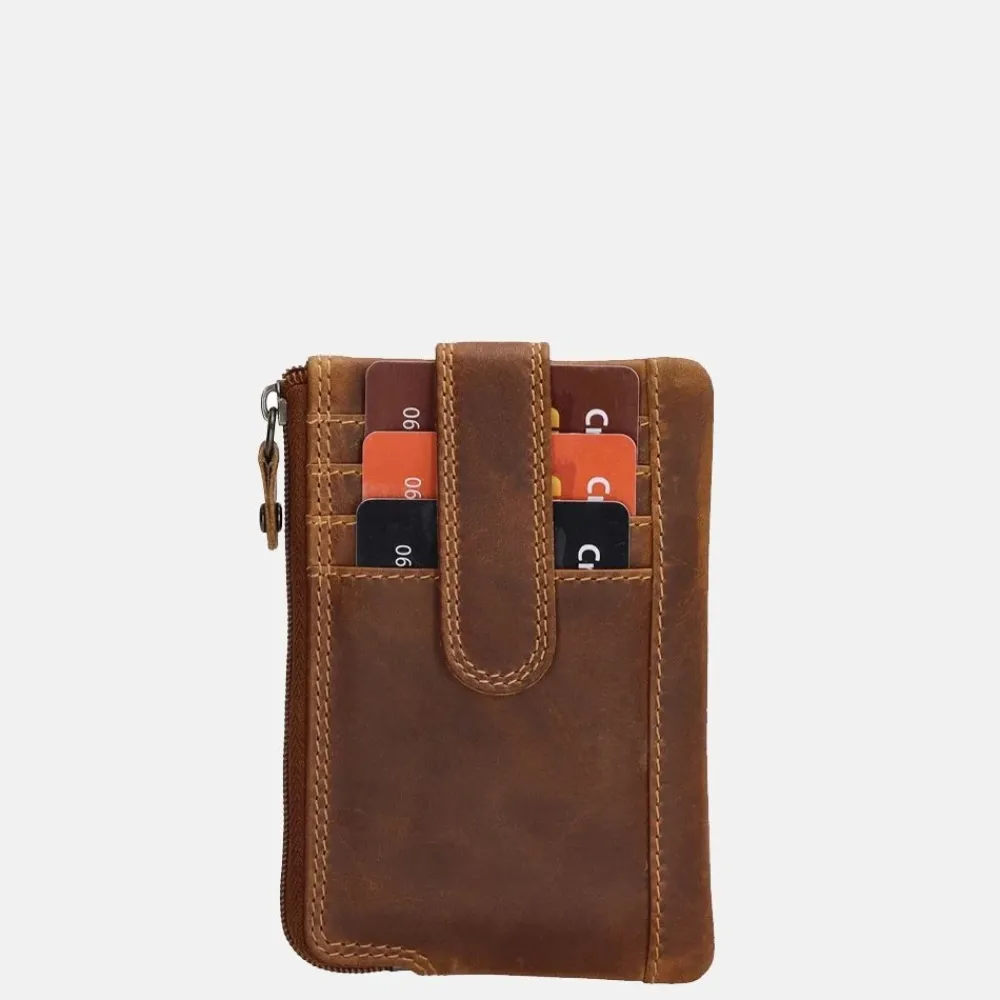 Sleuteletuis^Hide & Stitches Japura sleuteletui cognac