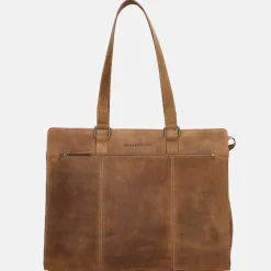 Heren Laptoptassen | Dames Laptoptassen^Hide & Stitches laptoptas 15.6 inch brown