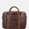 Heren Laptoptassen | Dames Laptoptassen^Hide & Stitches Next Navajo laptoptas 14 inch bruin