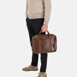 Heren Laptoptassen | Dames Laptoptassen^Hide & Stitches Next Navajo laptoptas 14 inch bruin