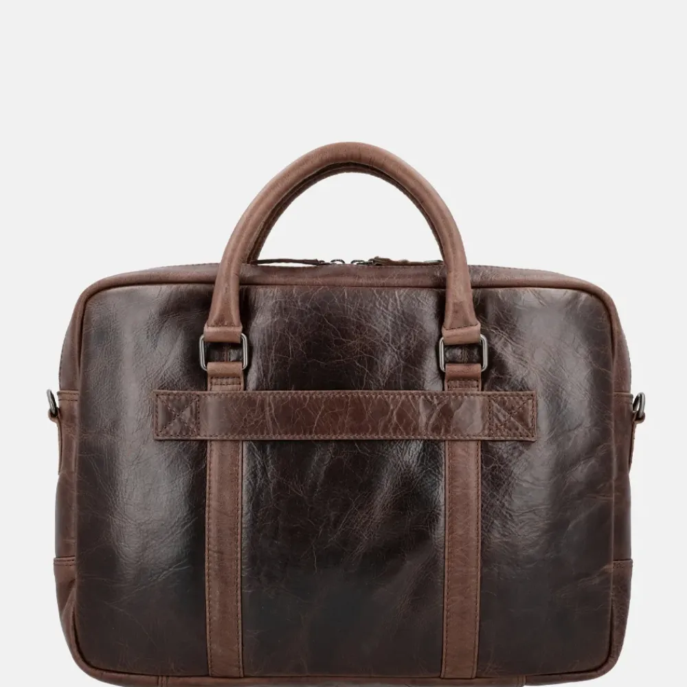 Heren Laptoptassen | Dames Laptoptassen^Hide & Stitches Next Navajo laptoptas 14 inch bruin