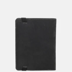 Paspoorthoesjes^Hide & Stitches paspoorthoes zwart