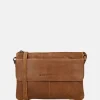 Crossbody Tassen^Hide & Stitches Porto crossbody tas brown