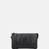 Crossbody Tassen^Hide & Stitches Porto crossbody tas black