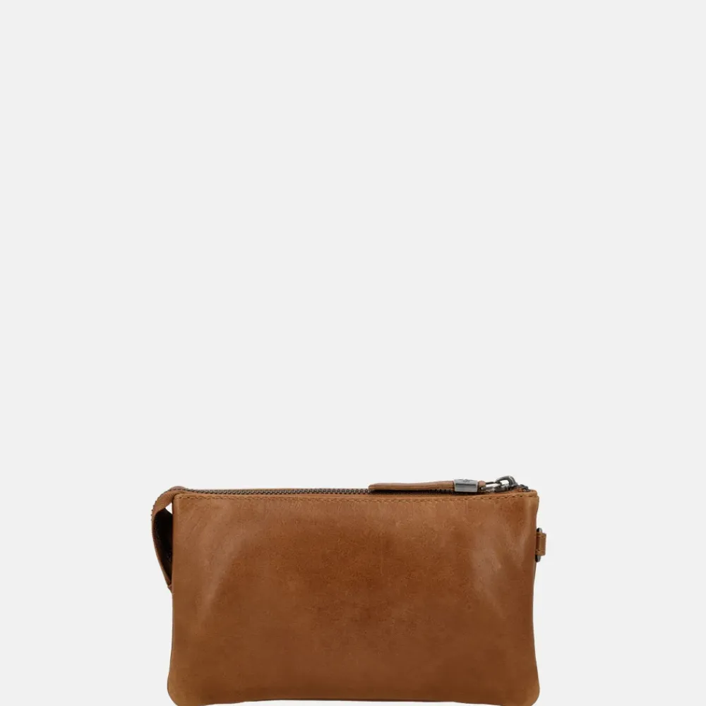 Crossbody Tassen^Hide & Stitches Porto crossbody tas brown