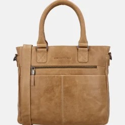 Handtassen^Hide & Stitches Porto handtas taupe