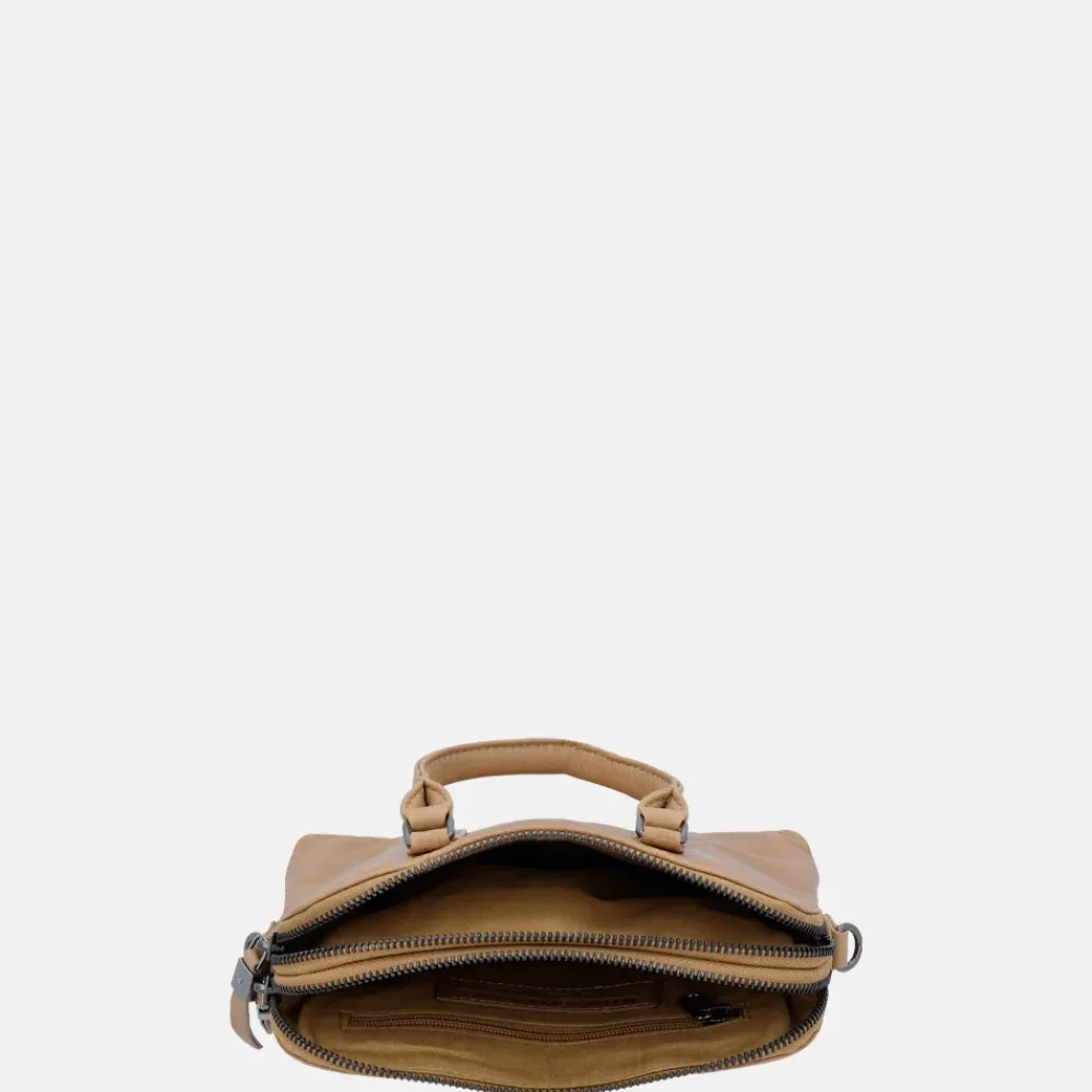 Handtassen^Hide & Stitches Porto handtas S taupe