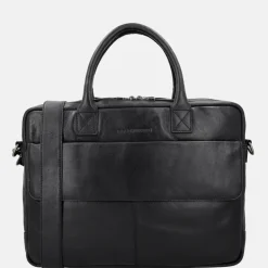 Dames Laptoptassen^Hide & Stitches Porto laptoptas 15 inch black