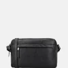 Schoudertassen^Hide & Stitches Porto schoudertas black