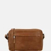 Schoudertassen^Hide & Stitches Porto schoudertas brown