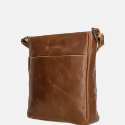 Schoudertassen^Hide & Stitches Porto schoudertas brown