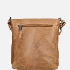 Schoudertassen^Hide & Stitches Porto schoudertas taupe