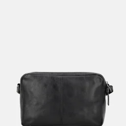 Schoudertassen^Hide & Stitches Porto schoudertas black