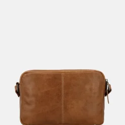 Schoudertassen^Hide & Stitches Porto schoudertas brown