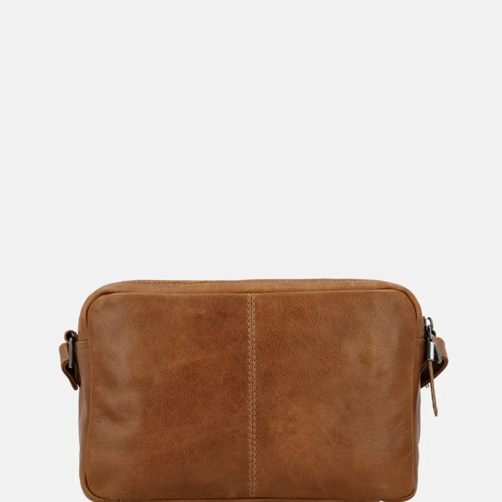 Schoudertassen^Hide & Stitches Porto schoudertas brown