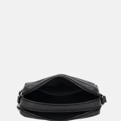 Schoudertassen^Hide & Stitches Porto schoudertas black