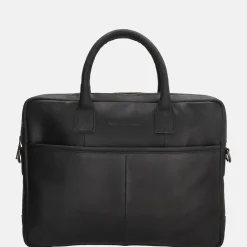 Heren Laptoptassen | Dames Laptoptassen^Hide & Stitches Promotie laptoptas 15.6 inch zwart