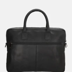 Heren Laptoptassen | Dames Laptoptassen^Hide & Stitches Promotie laptoptas 15.6 inch zwart