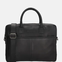 Heren Laptoptassen | Dames Laptoptassen^Hide & Stitches Promotie laptoptas 15.6 inch zwart