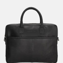 Heren Laptoptassen | Dames Laptoptassen^Hide & Stitches Promotie laptoptas 15.6 inch zwart