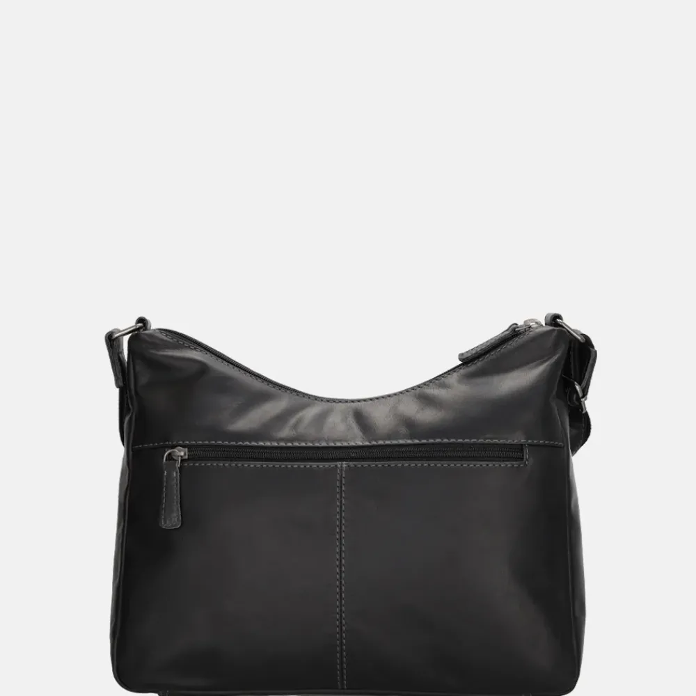 Crossbody Tassen^Hide & Stitches schoudertas M zwart