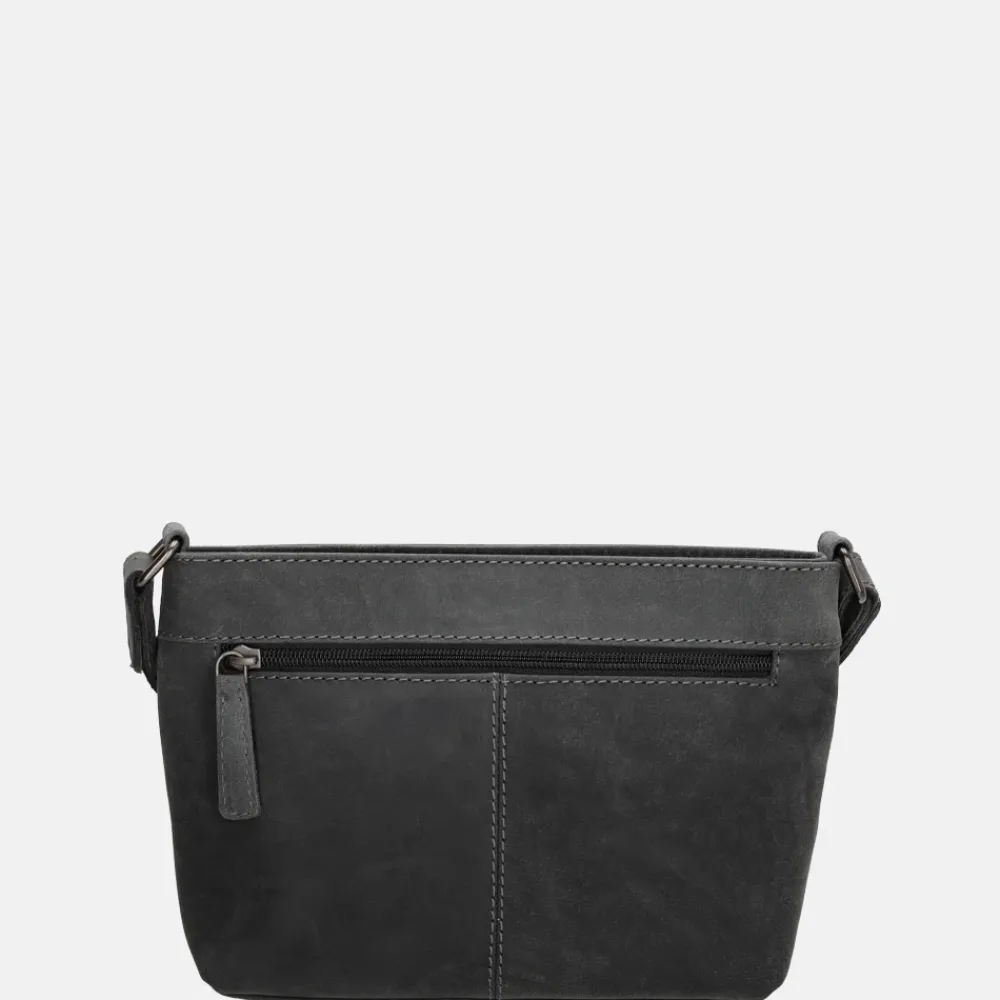 Schoudertassen^Hide & Stitches schoudertas zwart