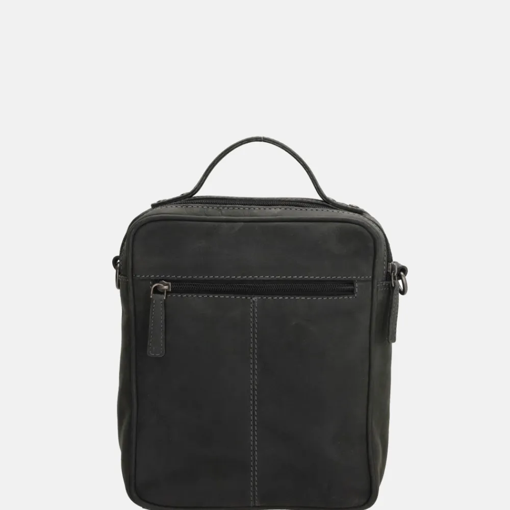 Schoudertassen^Hide & Stitches schoudertas black