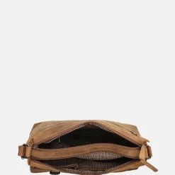 Schoudertassen^Hide & Stitches schoudertas brown