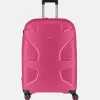 Reiskoffers^Impackt Spinner koffer 75 cm flora pink
