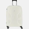Reiskoffers^Impackt Spinner koffer 75 cm polar white