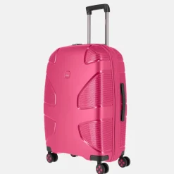 Reiskoffers^Impackt Spinner koffer 65 cm flora pink